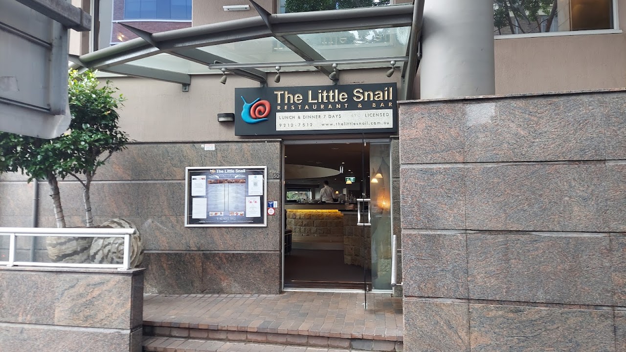 The Little Snail Restaurant Murray Street entrance